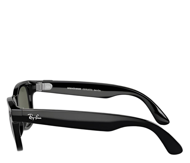 META Ray-Ban Wayfarer - Smart Glasses (Shiny Black/Green) 8056597988377 / meta - 1322491 - zdjęcie 5